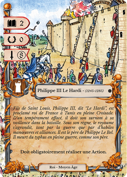 Philippe III Le Hardi - (1245-1285)